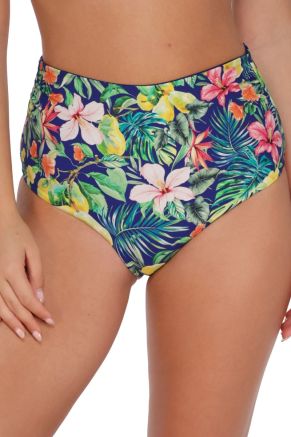 Capri High-Waist Bottom, Seaside Harvest