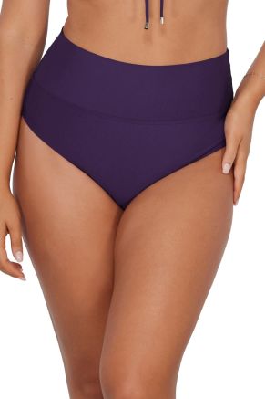 Hannah High Waist Bottom, Paradise Plum