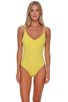 Veronica One Piece, Pineapple Crepe