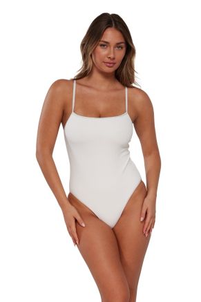 Ariel One Piece With Piping, Coconut Sorbet