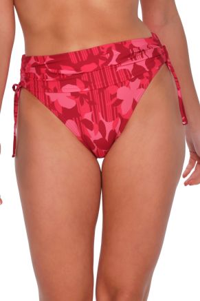 Darci High-Waist Bottom, Rambling Rose