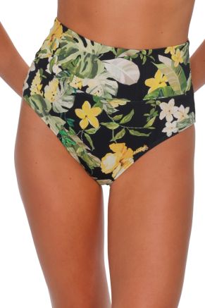 Hannah High Waist Bottom, Night Bloom