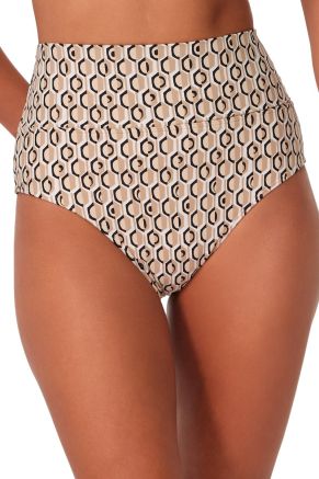 Hannah High Waist Bottom, Sand Drift