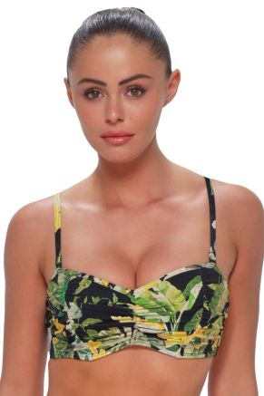 Loretta Bandeau Top, Night Bloom