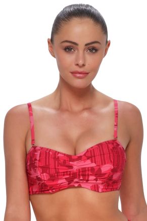 Loretta Bandeau Top, Rambling Rose