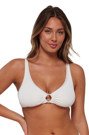 Oceana Top With Piping, Coconut Sorbet