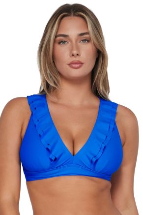 Willa Wireless Top, Electric Blue