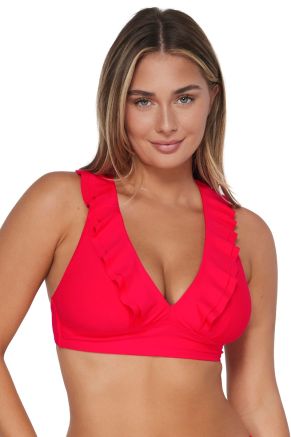 Willa Wireless Top, Geranium