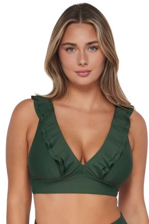 Willa Wireless Top, Island Green