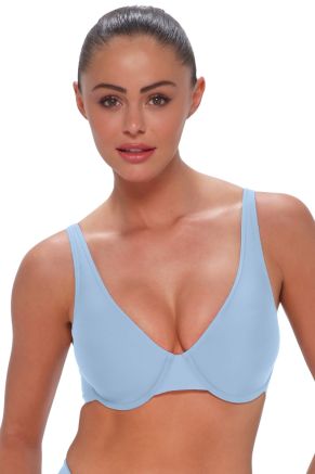 Ally Underwire Top, Blue Whisper