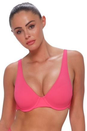 Ally Underwire Top, Posy Pink Crepe