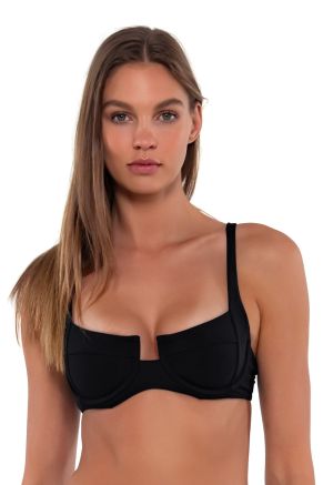 Juliette Underwire Top, Black