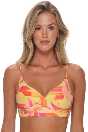 Lyla Bralette, Dreamsicle Crepe