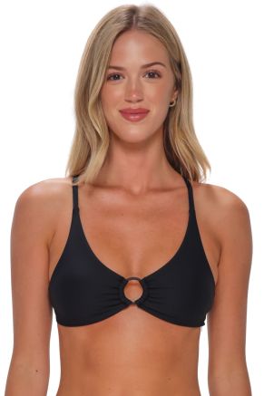 Carrie Crossback Top, Black