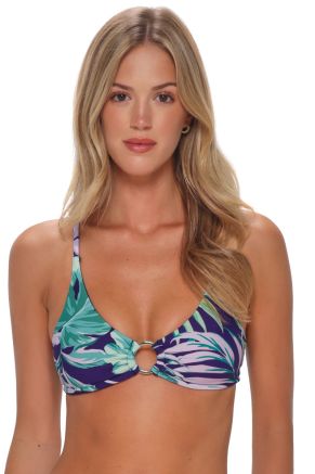 Carrie Crossback Top, Palm Shade