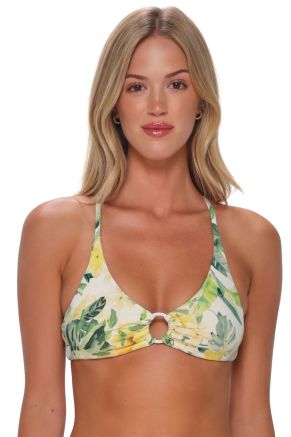 Carrie Crossback Top, Isla Soleil Crepe
