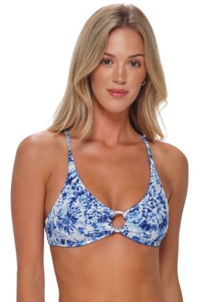 Carrie Crossback Top, Island Ink Rib