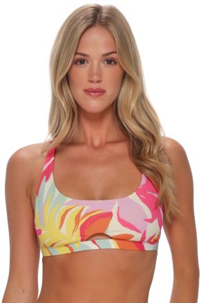 Brandi Bralette, Tropicolor Crepe