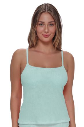 Coralie Tankini, Mint Scrunch