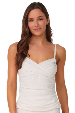 Simone Tankini, White Lily