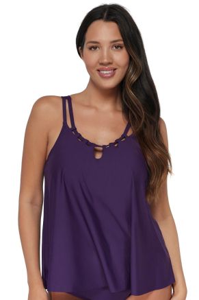 Sadie Tankini, Paradise Plum