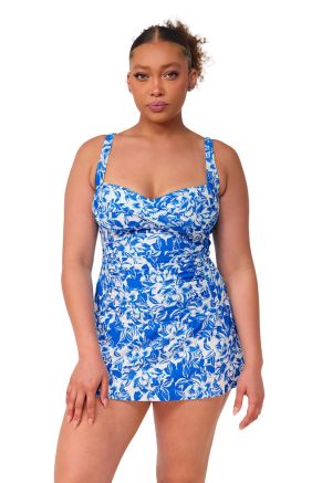 Sienna Swim Dress, Chelsea Petals