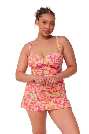Sienna Swim Dress, Magic Hour Crepe