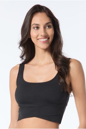 Bala Crop Top, Paloma Beach Black