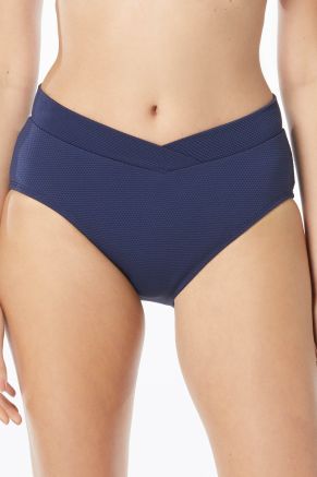 Letty Crossover Pant, Pique Solid Admiral