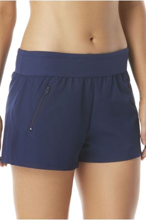 April Woven Beach Short, Paloma Beach Admiral