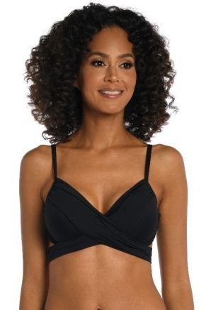 Wrap Bra, Island Goddess Black