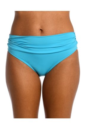 Shirred Band Hipster, Island Goddess Azul