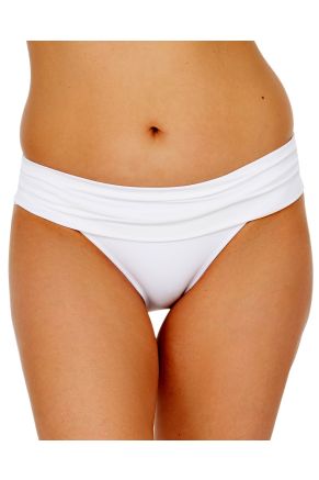 Shirred Band Hipster, Island Goddess White