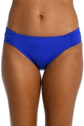 Side Shirred Hipster Bottom, Island Goddess Sapphire