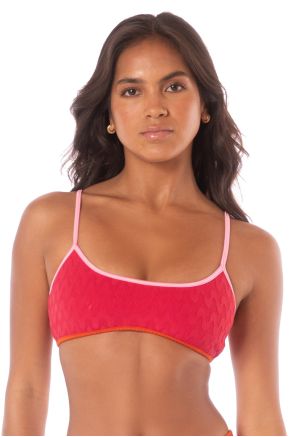 Lane BraletteTop, Apple Red