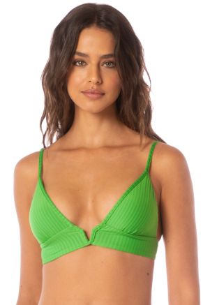Paradiso Long Line Tri Top, Mojito Green