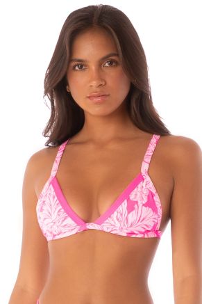 Rewind Fixed Triangle Top, Pink Blossom