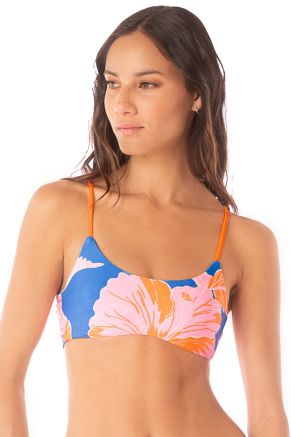 Vienna Bralette Top, Magnolia Mirage