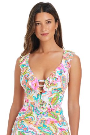 Ruffle Tankini Top, All Set For Summer