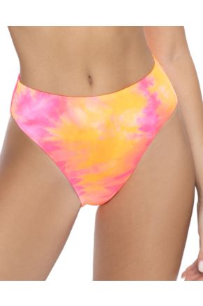 Hillary High-Waist Bottom, Corona Del Mar Tie Dye