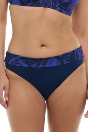 Mid Waist Fold Over Bottom, Baja Deep Cove