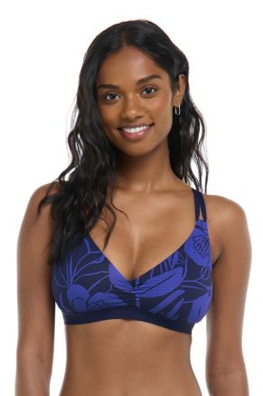 Sarah Double Strap Bralette, Baja Deep Cove