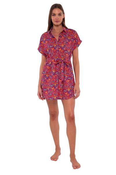 SUNSETS Lucia Cover Dress, Rue Paisley