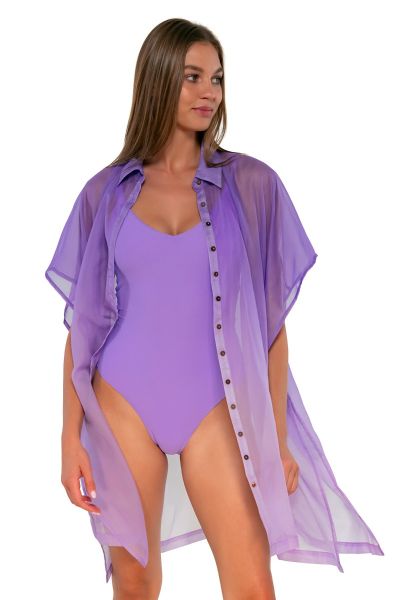 SUNSETS Shore Thing Tunic, Passion Flower