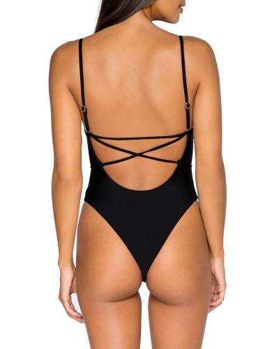 Sea Quest Fashions CARMEN MARC VALVO One Shoulder One Piece, Twisted Tides  White C66265 - Swimwear & Clothing Boutique